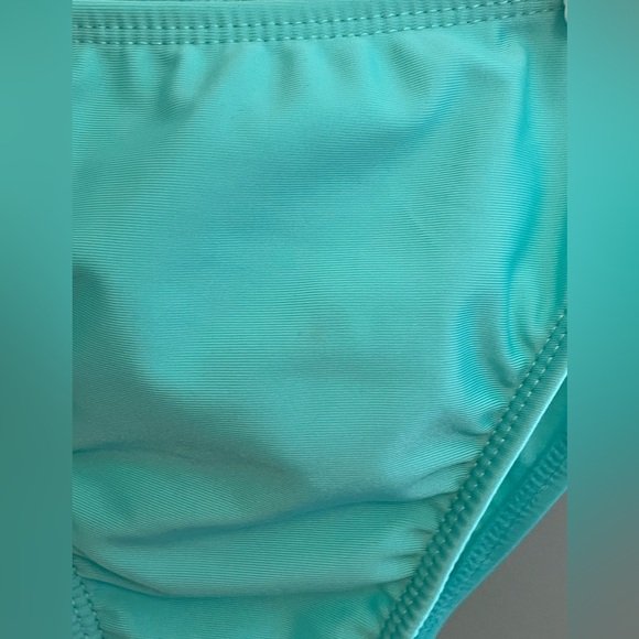 Wonder Nation Girls Bikini Bathing Suit Two Piece Sz Large 10-12 Green Colorful - Picture 8 of 11